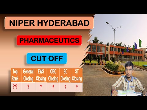 PHARMACEUTICS CUT OFF  NIPER HYDERABAD I RANK-WISE CUT-OFF IN NIPER I NIPER-JEE CUT-OFF I NIPER 2024