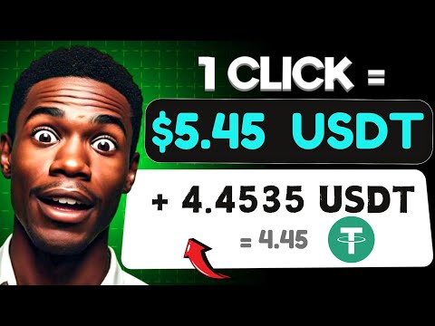 1 Click = $5.45 USDT • USDT Earning Site 2024 | Make money online