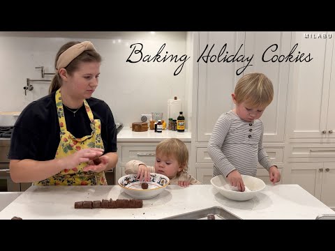 Baking Holiday Cookies | Milabu Vlog