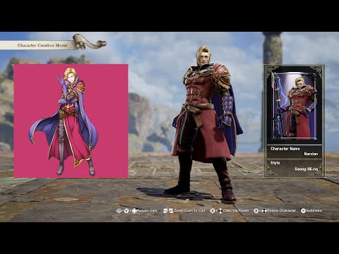 SoulCalibur 6; Narcian (Fire Emblem) custom character video guide by Zeno XC