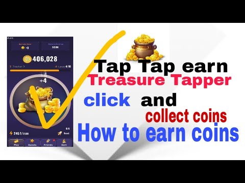 Treasure Tapper Click and  Earn coins Tap To Earn Telegram Bot