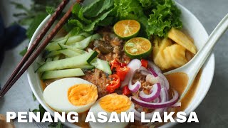 Penang Asam Laksa Recipe | Easy 4-Steps Authentic Laksa