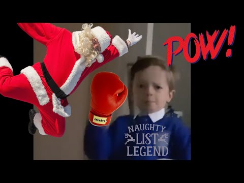 Kid Says He Will Uppercut Santa If He's On The Naughty List 😬😂