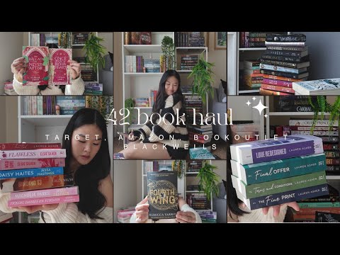 HUGE BOOK HAUL (40+ books)