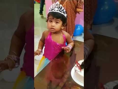 আগের বছরের Birth day video #ybshort #babygirl #viral #cutebaby #cutiepie #birthdayvlog