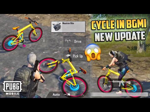 PUBG MOBILE NEW MOUNTAIN BIKE 🚲 GAMEPLAY | CYCLE IN BGMI NEW UPDATE | BICYCLE UPDATE 1.9 LEAKS