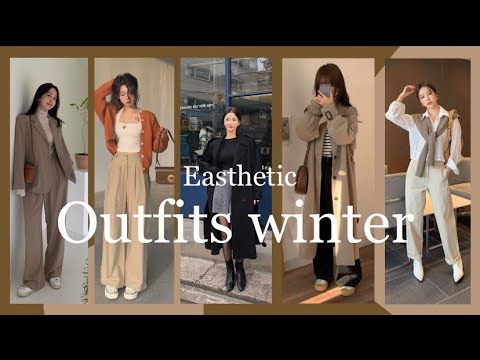 Korean outfits ideas / outfits winter /2024/ types of korean outfits for girls / lookbook