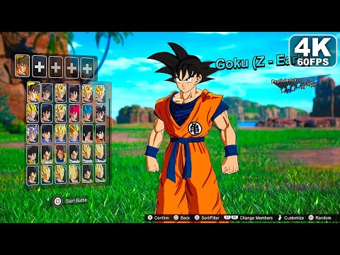 Dragon Ball Sparking Zero Gameplay All Characters