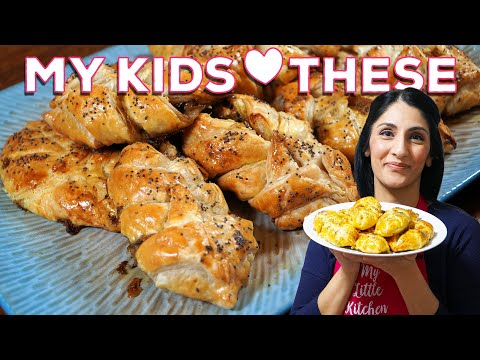 CREAMY CHICKEN PASTRIES |  CHICKEN PASTRY RECIPE | CHICKEN PLAIT RECIPE