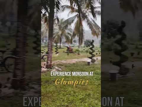 Experience Monsoon at Glampies 📞9663643702 #luxuryadventure #bangalorerains #Karnataka #glamping