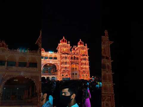 Mysore Palace Lighting #mysore #dasara