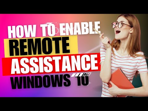 How to enable remote assistance in windows 10