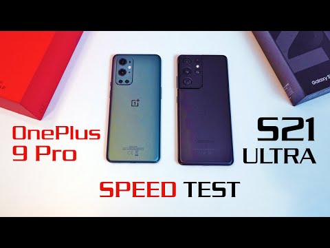 OnePlus 9 Pro vs Samsung Galaxy S21 Ultra - Speed Test - Is Exynos 2100 Slower?