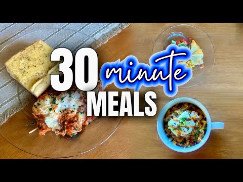 30 Minute Meals | Quick and Easy Family Dinners | Whats for Dinner | MEL COOP