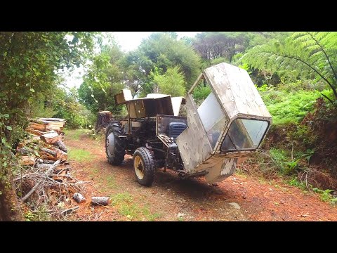 Home made Tractor gets much needed maintenance / Joyride around the Forest.