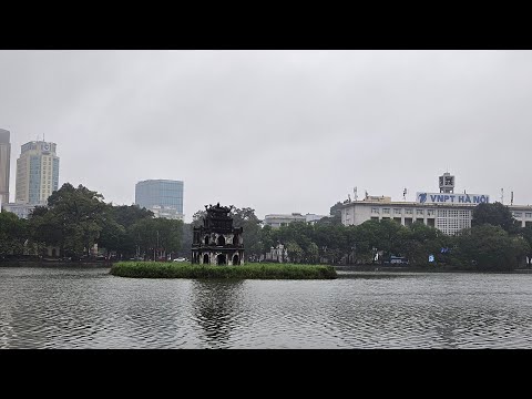 ハノイ(ベトナム)ホアンキエム湖を一周散歩してきた！