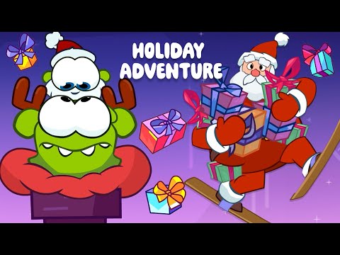 Santa's cute little helper🎅🏻🎁 | Om Nom Stories: Songs & Full episodes! | Monster Cartoon for Kids