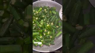 Quick Bhindi Recipe!! #ytshorts #shorts #easyrecipe