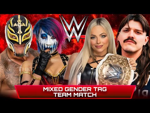 WWE 2K24 • Mixed Gender Tag Team Match - Rey Mysterio Asuka VS Dominik Mysterio Liv Morgan | WWE