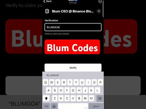 Blum CEO @ Binance Blockchain LifeVerfication code blum 27 December