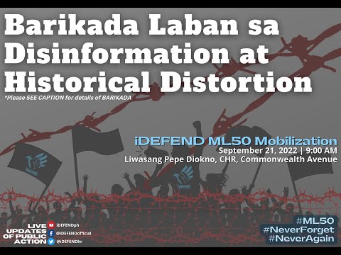 Barikada Laban sa Disinformation at Historical Distortion