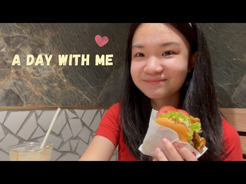 A day with me :  Exploring Shake Shack in Orchard Road 🍟+  mini Get Ready With Me 🍒