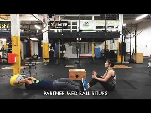 Medicine Ball Partner Situps