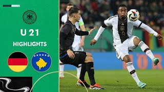 Points shared in match against Kosovo | Germany vs. Kosovo | Highlights | U 21 EURO Qualifier