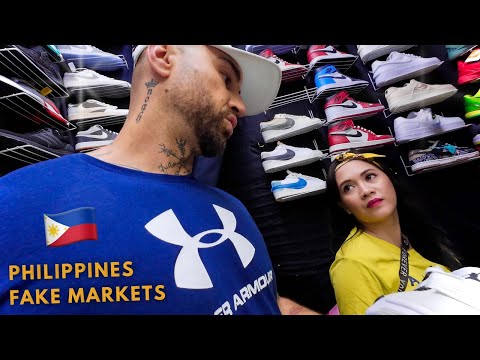 $1000 Fake DESIGNER Market Challenge in Manila 🇵🇭