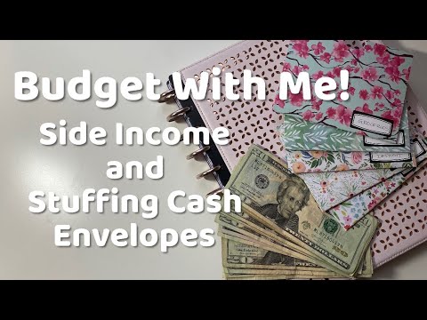 Budget With Me - SIDE INCOME & STUFFING CASH ENVELOPES | Zero-Based Budget - Dave Ramsey Inspired