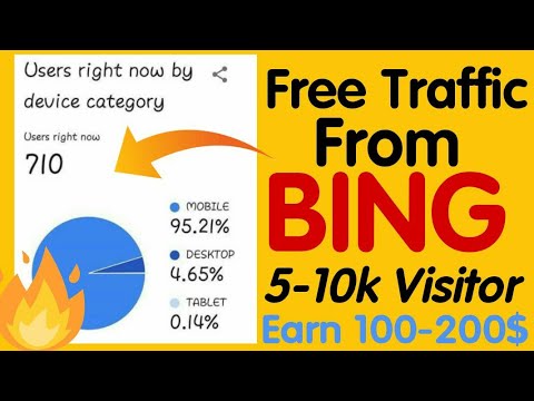 Bing Traffic | How to Get Free Traffic to Your Website in 2020 | Get Free Traffic for Blog {WORKING}