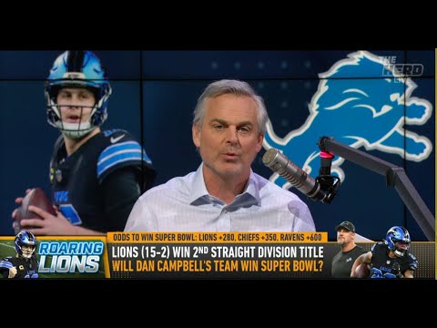 THE HERD | Colin Cowherd CONFIDENT, Detroit Lions In The Super Bowl Would Be RECORD BREAKING | NFL