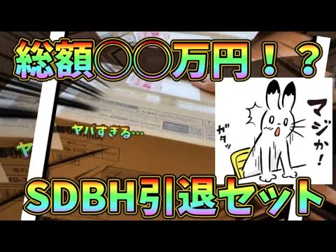 【SDBH】総額◯◯万円！？史上最高の引退品をいただいちゃいました…(;´д｀)ドラゴンボールヒーローズ