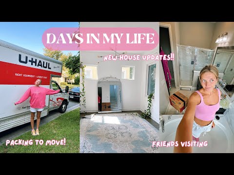 DAYS IN MY LIFE: exciting house updates, packing, hang w/ Rachel & more!!