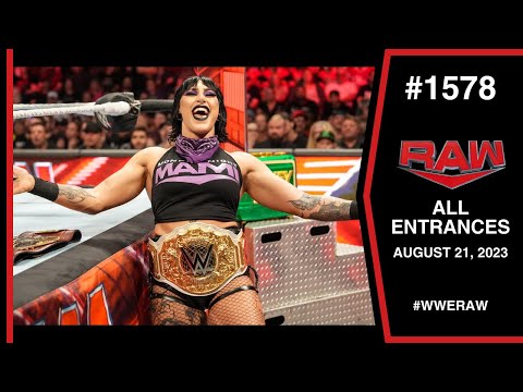 ALL ENTRANCES ─ WWE Raw, August 21, 2023