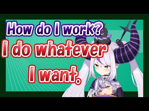 Laplus Darkness' Work Process.[ENG SUB/hololive]