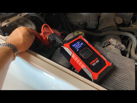 150 PSI Tire Inflator and 3000ma Jump Starter by GOOLOO