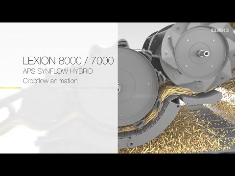 CLAAS LEXION | APS SYNFLOW HYBRID Crop Flow