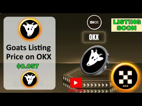 $GOATS LISTING DATE on MAJOR EXCHANGES AND LISTING PRICE (you’d make over $500)