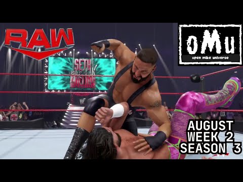 WWE RAW Open Mike Universe (Season 3 August Week 2)