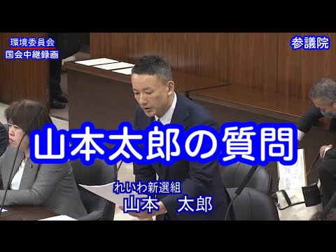 【国会中継録画】山本 太郎 環境委員会 質疑（2024/12/19）