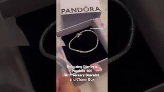 Unboxing Disney x Pandora 100 Anniversary Bracelet and Charm Box