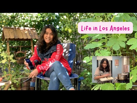 Filipino Food, Garden and Life Vlog #1 | Living in Los Angeles 🌱🍐🌸