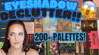 🎄 Eyeshadow Palette Collection & Declutter 🛷 200+ Palettes! (2024)