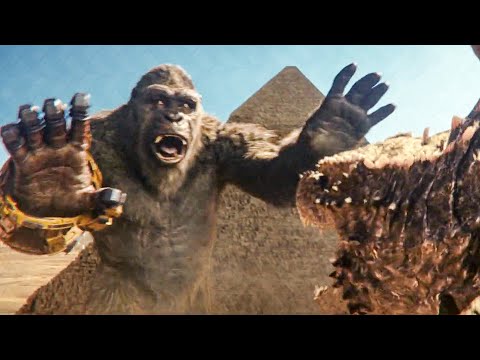 Godzilla x Kong: The New Empire Clip - Godzilla Attacks Kong in Egypt (2024)