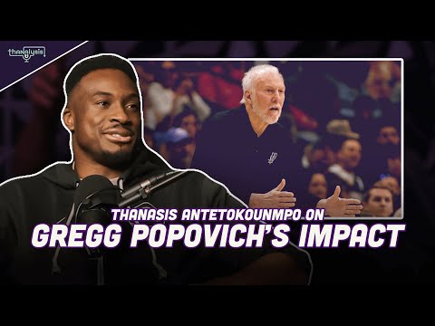 Legendary NBA Coach Greg Popovich coached MVP Giannis Antetokounmpo during an NBA Africa Event