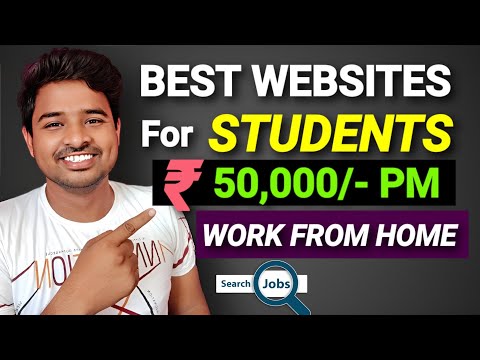 Jobs Search Websites For Students | Work From Home Jobs | Make Money Online 2022 | Job Search Tips