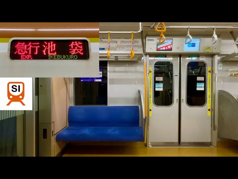 【走行音 • 練馬駅も通過‼︎】東京メトロ10000系10136F（5次車）「三菱IGBT-VVVF＋かご形三相誘導電動機」西武池袋線 石神井公園〜池袋（西武線）区間（【99S】急行 池  袋 行）