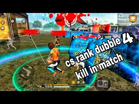 ⚡me dubble 😈4 kill😋 in cs⚓ rank💬 match🤩#freefire #trindingfacts #freefireclips #trending #funny