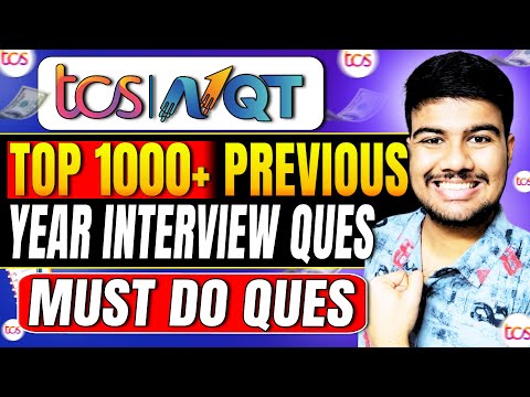 Crack TCS NQT 2025 Interview with 1000+ Must-Know Questions! Ninja, Digital, Prime!🔥